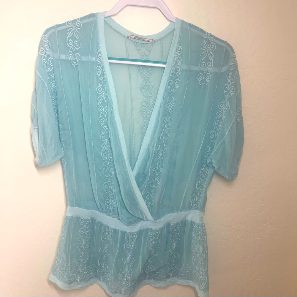Language Silk Blouse - image 1